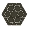 Hexagon Klinker Kerala Svart Matt-Satin 29x33 cm Preview